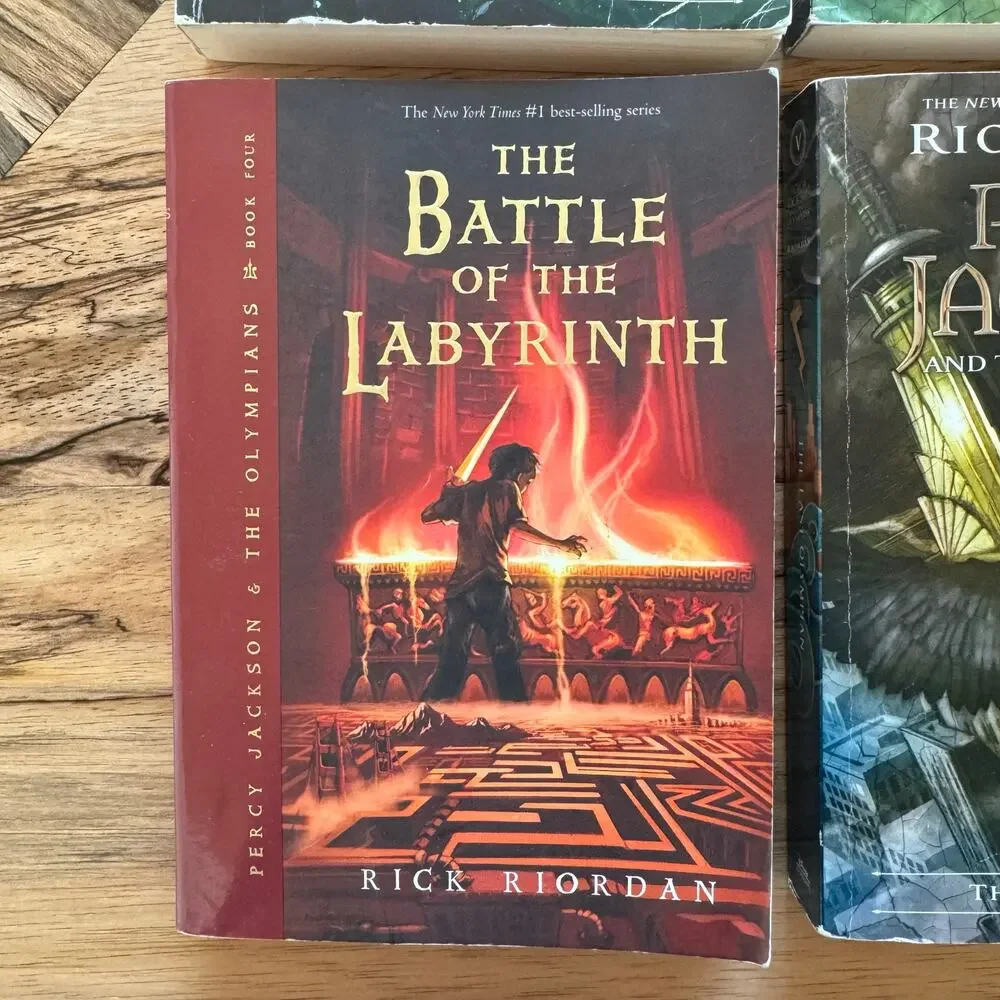 Percy Jackson and the Olympians by Rick Riordan (Books 1, 3, 4, & 5)